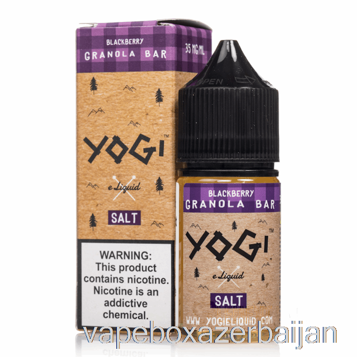 E-Juice Vape Blackberry Granola Bar - Yogi Salts E-Liquid - 30mL 35mg